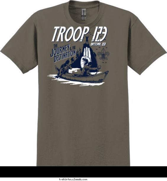 Boy Scout™ Troop Design » SP2185 Journey is the Destination Shirt
