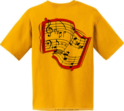 DONIPHAN MIDDLE SCHOOL CHOIR 2010-2011 UST SING UST SING T-shirt Design 