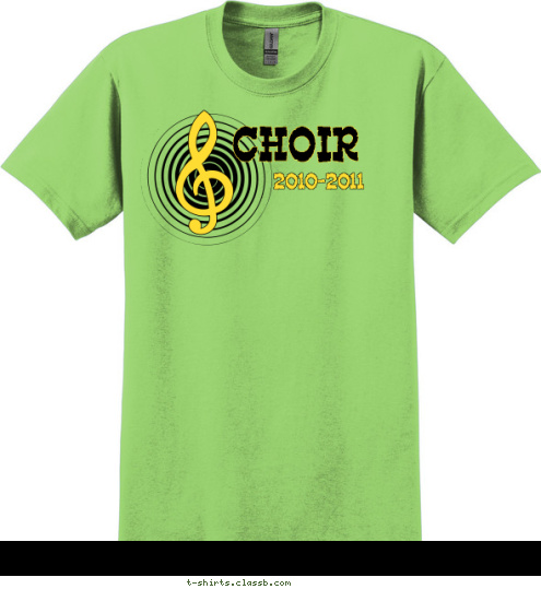 New Text DONIPHAN MIDDLE SCHOOL Doniphan Middle School Choir 2010-2011 CHOIR T-shirt Design 