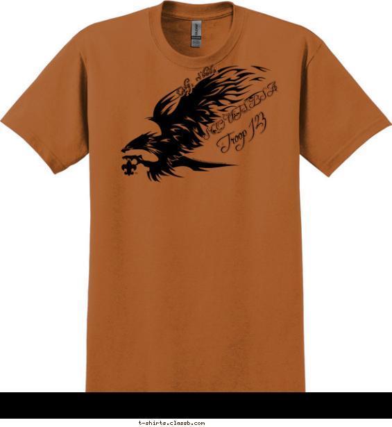 The Eagle Troop Shirt T-shirt Design