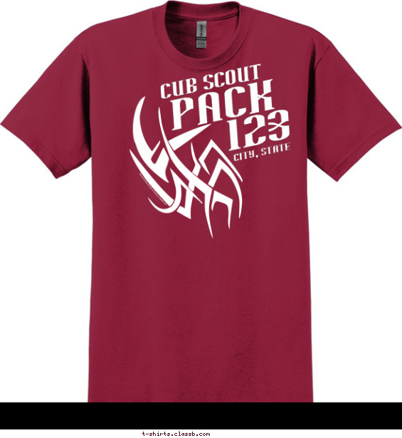 Tribal Crest Pack Shirt T-shirt Design