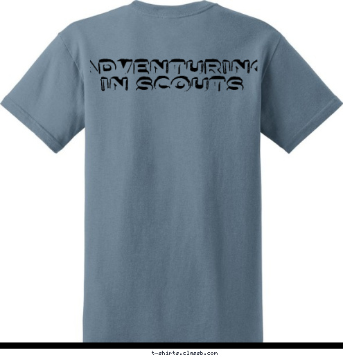 adventuring in scouts adventuring in scouts pack 135 Berlin Pa T-shirt Design 