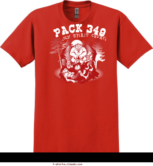 HOLY SPIRIT CHURCH PACK 349 T-shirt Design 