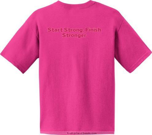 Start Strong, Finish Stronger CROSS COUNTRY Grand Prairie
Gophers  08-09 T-shirt Design 