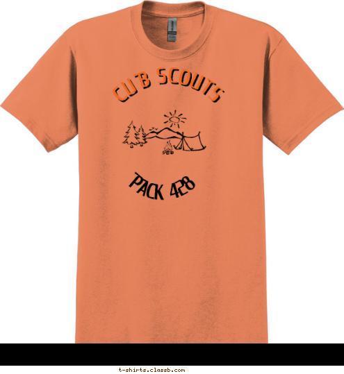 CUB SCOUTS  MICHELLE
BLAKE'S MOM CUB SCOUTS PACK 428 CUB SCOUTS T-shirt Design 