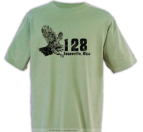 Zanesville, Ohio 128  BSA T-shirt Design 