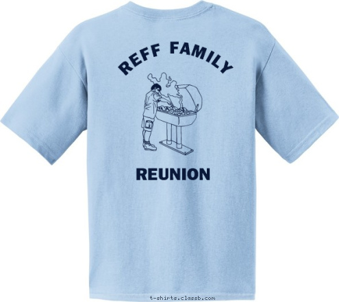 REFF FAMILY REUNION REUNION REFF FAMILY Virginia Beach PLANTE CLAN T-shirt Design 