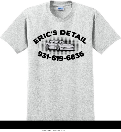 931-619-6836 ERIC'S DETAIL T-shirt Design 