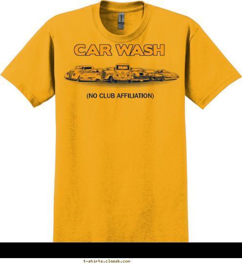 (NO CLUB AFFILIATION)  CAR WASH T-shirt Design 