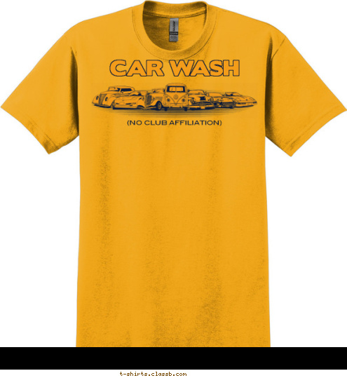 (NO CLUB AFFILIATION) (NO CLUB AFFILIATION) CAR WASH T-shirt Design 