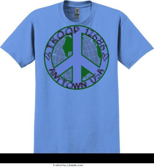 ANYTOWN, USA TROOP 12686 T-shirt Design 