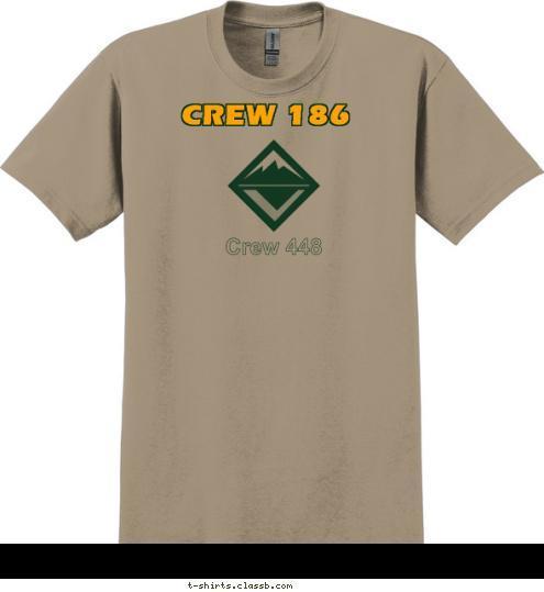 CREW 186 T-shirt Design 