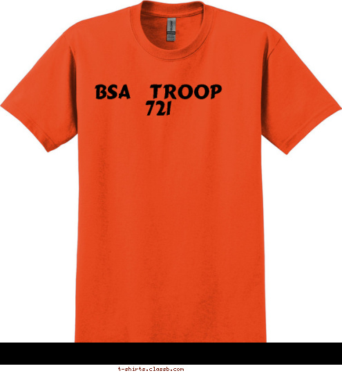 BSA Troop 721 T-shirt Design 