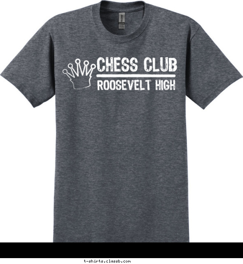 ROOSEVELT HIGH CHESS CLUB T-shirt Design sp1698