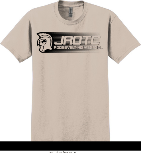 ROOSEVELT HIGH SCHOOL JROTC T-shirt Design sp1704