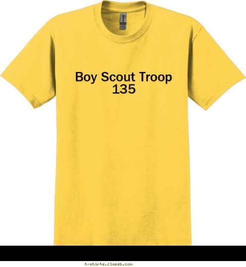 Boy Scout Troop 135 T-shirt Design 