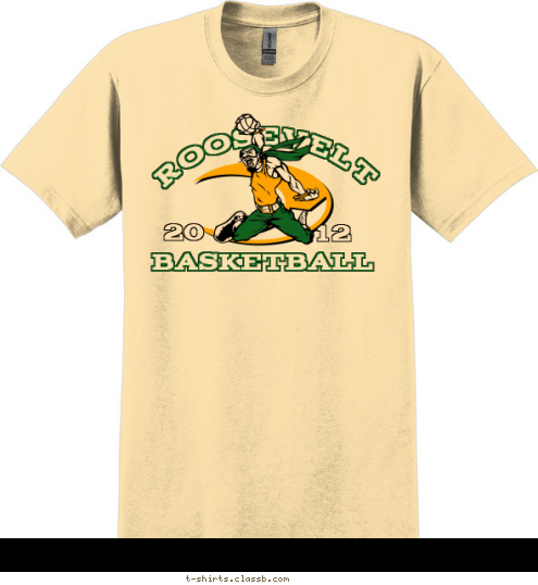 12 20 BASKETBALL ROOSEVELT T-shirt Design SP1255