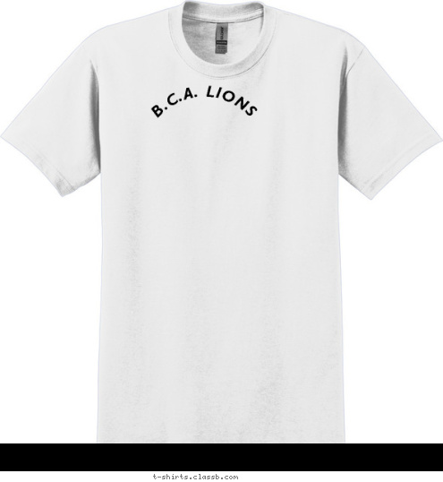 B.C.A. LIONS T-shirt Design 