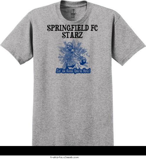 SPRINGFIELD FC STARZ T-shirt Design 