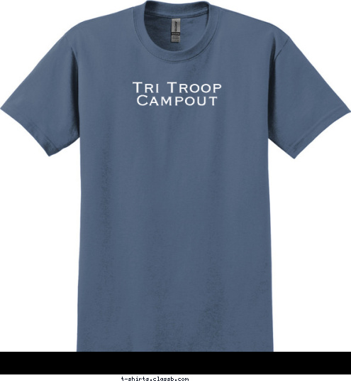 Tri Troop Campout T-shirt Design 