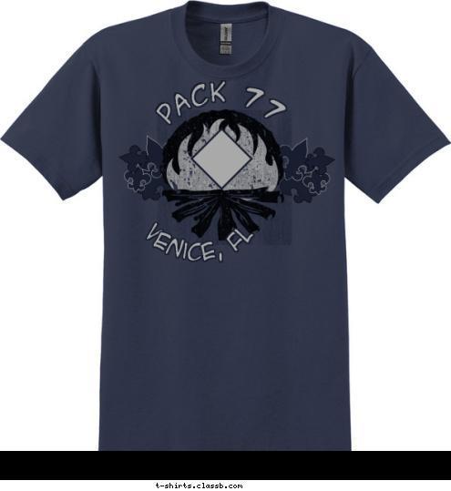 PACK 77 Venice, Fl T-shirt Design 