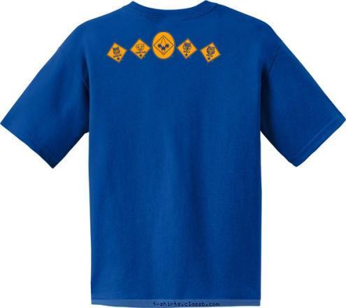 Established 2010 New Woodstock, NY CUB SCOUT PACK 54 T-shirt Design 