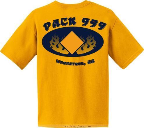 Pack 999 Pack 999 Woodstock, GA PACK 999 T-shirt Design 