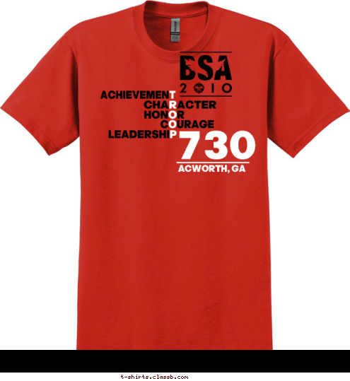 ACWORTH, GA 730 T-shirt Design 