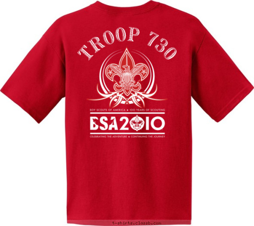 TROOP 730 TROOP 730 
VFW POST 5408 ACWORTH,GEORGIA T-shirt Design 