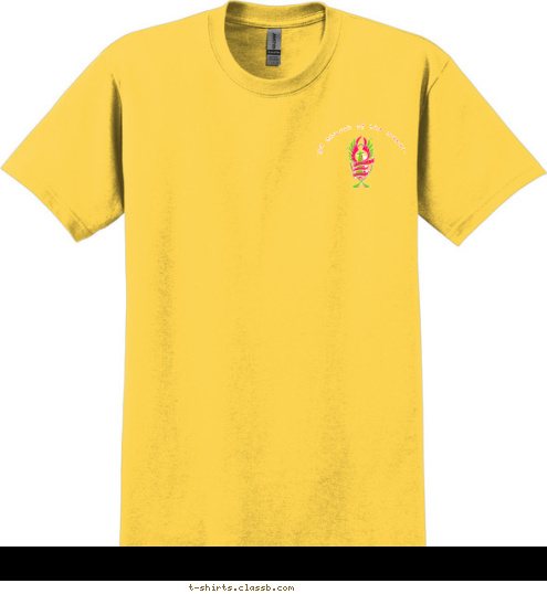 Custom T-shirt Design Bible quiz yellow