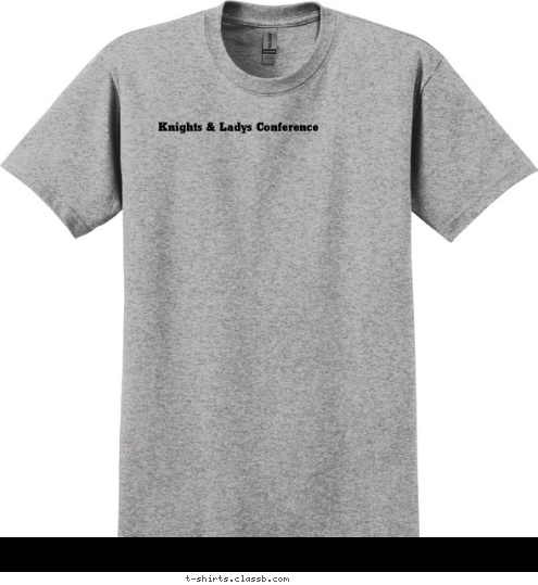 Knights & Ladys Conference T-shirt Design 