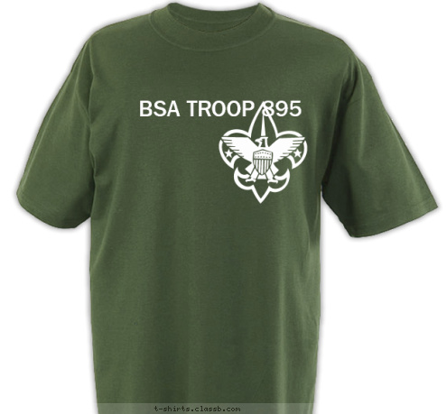 BSA TROOP 895 T-shirt Design 