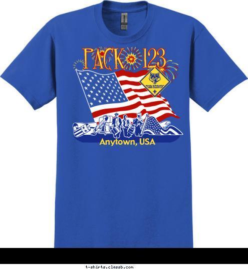 Anytown, USA 123 PACK  T-shirt Design 