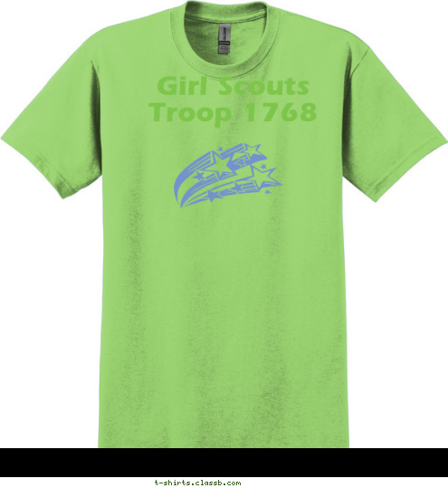 Girl Scouts Troop 1768 T-shirt Design 