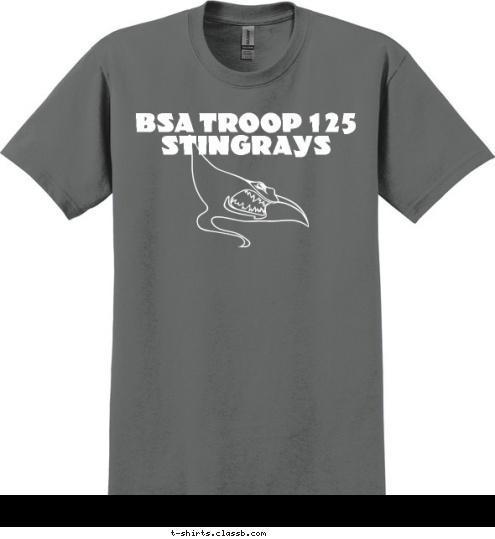 BSA TROOP 125  STINGRAYS T-shirt Design 