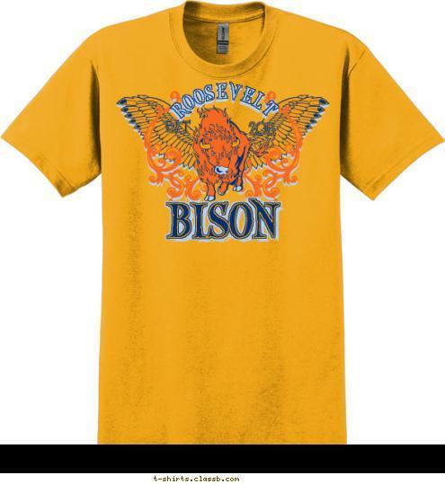 2011 BISON ROOSEVELT ROOSEVELT EST T-shirt Design SP2856