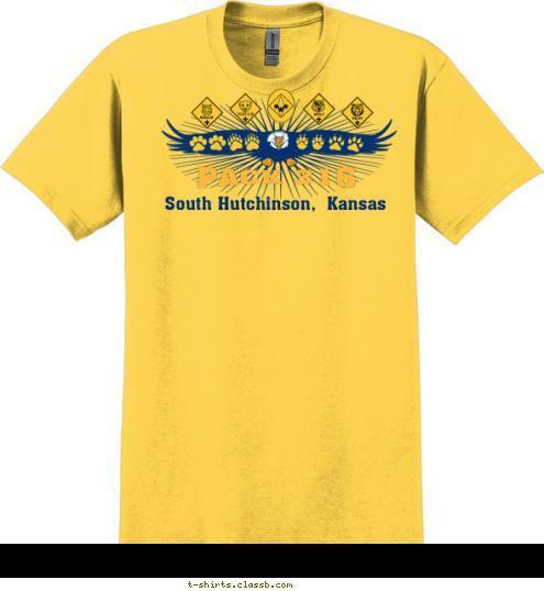 PACK 316    South Hutchinson,  Kansas T-shirt Design 