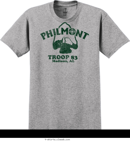 Madison, AL TROOP 83 T-shirt Design 