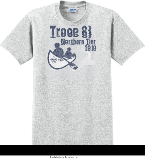 T83 2010 Northern Tier Troop 83 T-shirt Design 