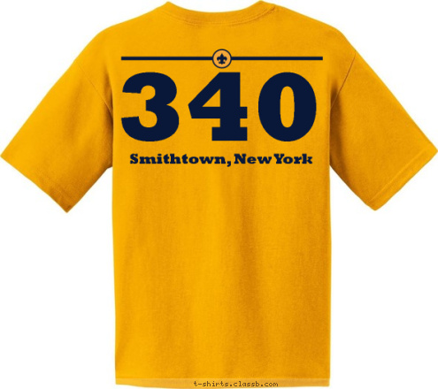 Smithtown, New York 340 T-shirt Design 