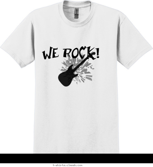 New Text WE  ROCK! T-shirt Design 