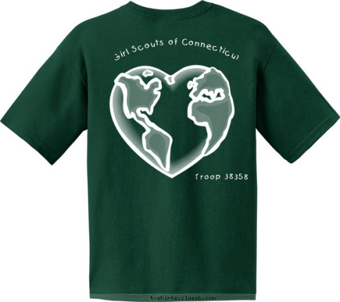 Troop 38358 Girl Scouts of Connecticut Girl Scouts of
Connecticut 38358 T-shirt Design 