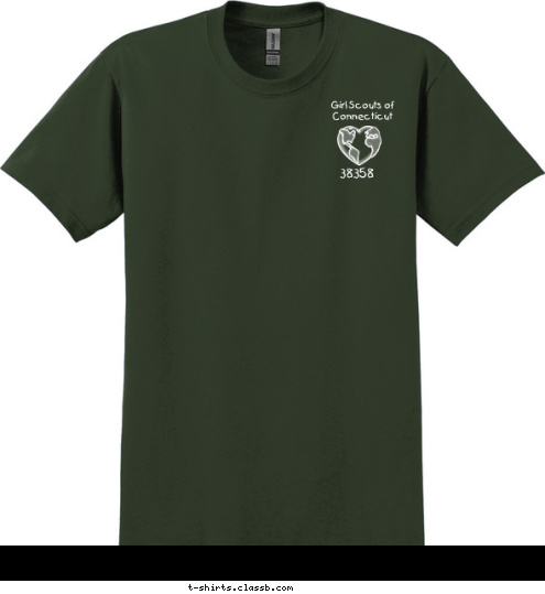 Troop 38358 Girl Scouts of Connecticut Girl Scouts of
Connecticut 38358 T-shirt Design 