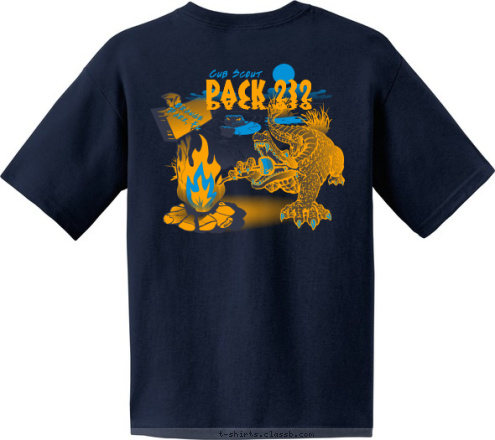 Cub Scout Fellowship Orange 
Park, FL Oakleaf Christian PACK 232 Pack 232 T-shirt Design 