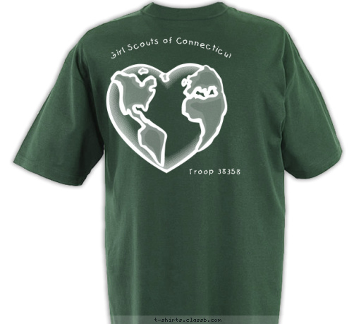 Troop 38358 Girl Scouts of Connecticut Girl Scouts of
Connecticut 38358 T-shirt Design 