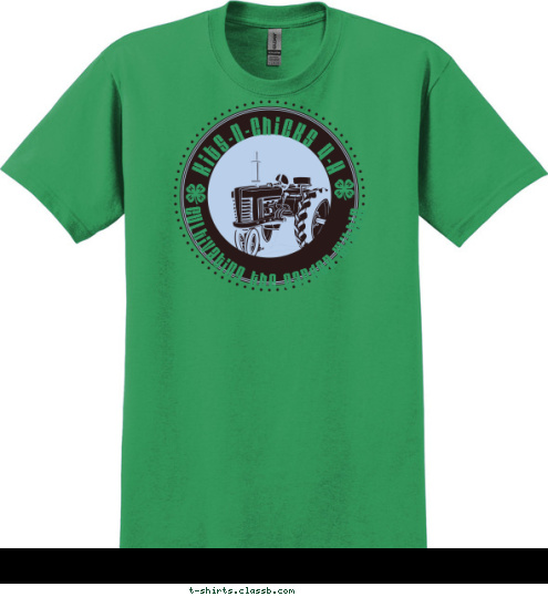 Cultivating the garden within Kits-n-Chicks 4-H   T-shirt Design 