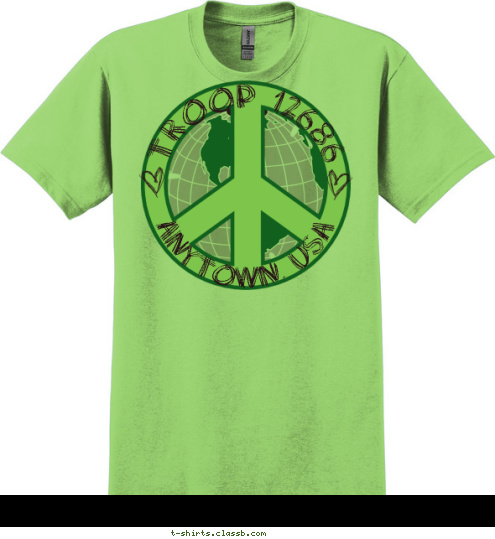 ANYTOWN, USA TROOP 12686 T-shirt Design 