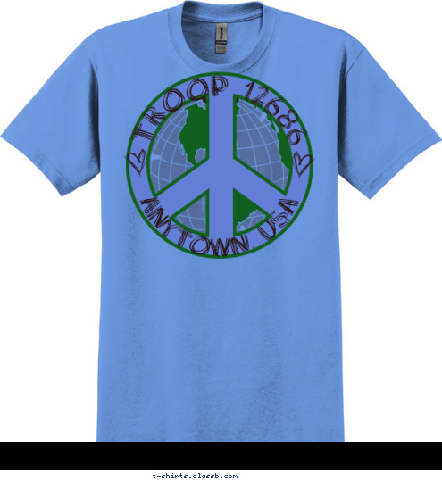 ANYTOWN, USA TROOP 12686 T-shirt Design 