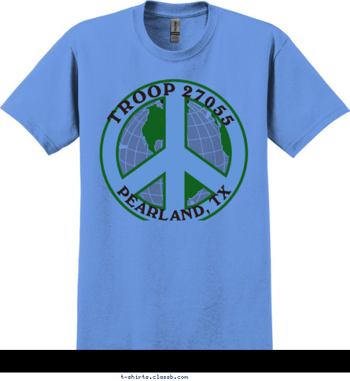 PEARLAND, TX TROOP 27055 T-shirt Design 