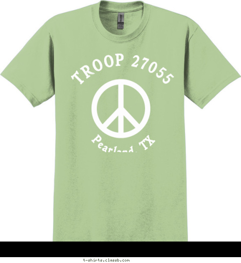   Pearland, TX TROOP 27055 T-shirt Design 